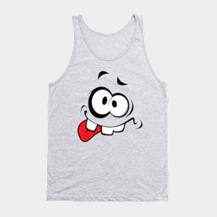 Funny Face Tongue Tank Top